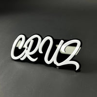 1PC CRUZ 3D Acrylic Badge - Car Truck Emblem Fender Tailgate Trunk Sticker