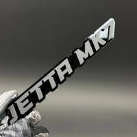1PC JETTA MK7 3D Acrylic Badge - Car Truck Emblem Fender Tailgate Trunk Sticker