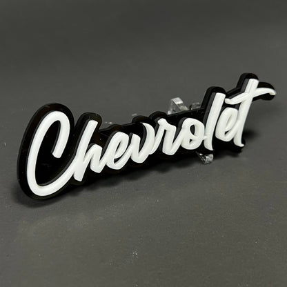 1PC Chevrolet 3D Acrylic Badge - Car Truck Emblem Fender Tailgate Trunk Sticker