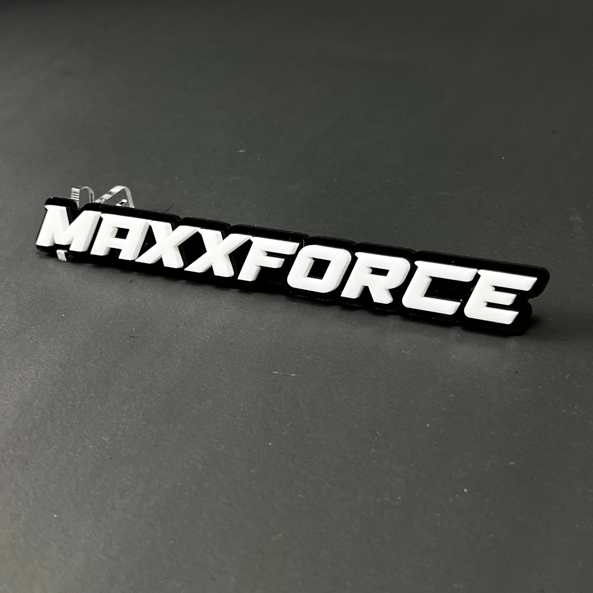 1PC MAXXFORCE 3D Acrylic Badge - Car Truck Emblem Fender Tailgate Trunk Sticker