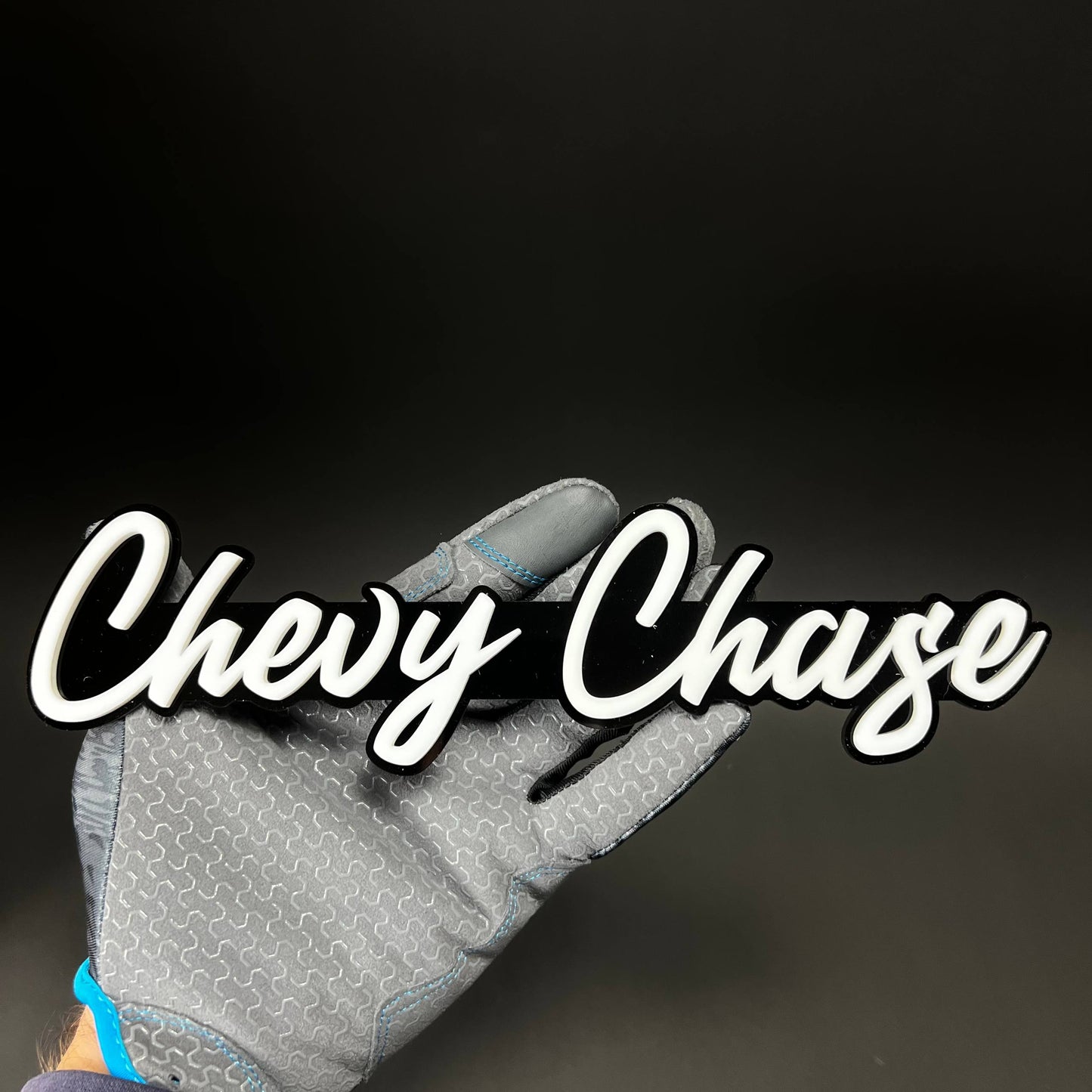 1PC Chevy Chase 3D Acrylic Badge - Car Truck Emblem Fender Sticker