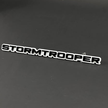1PC STORMTROOPER 3D Acrylic Badge - Car Truck Emblem Fender Sticker