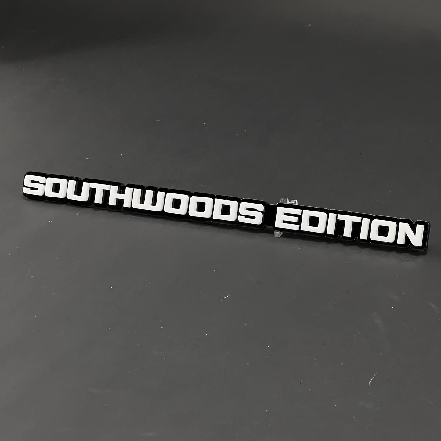 1PC SOUTHWOODS EDITION 3D Acrylic Badge - Car Truck Emblem Fender Sticker