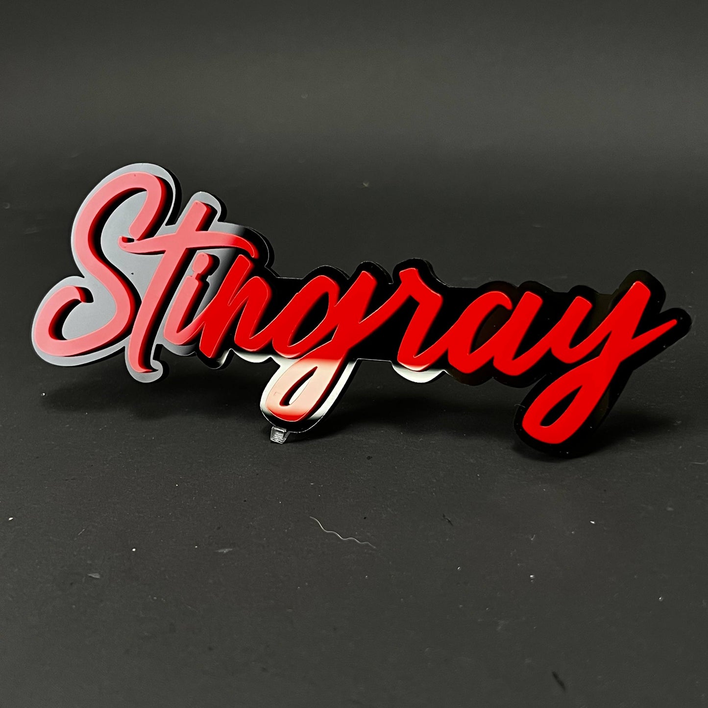 1PC Stingray 3D Acrylic Badge - Car Truck Emblem Fender Tailgate Trunk Sticker
