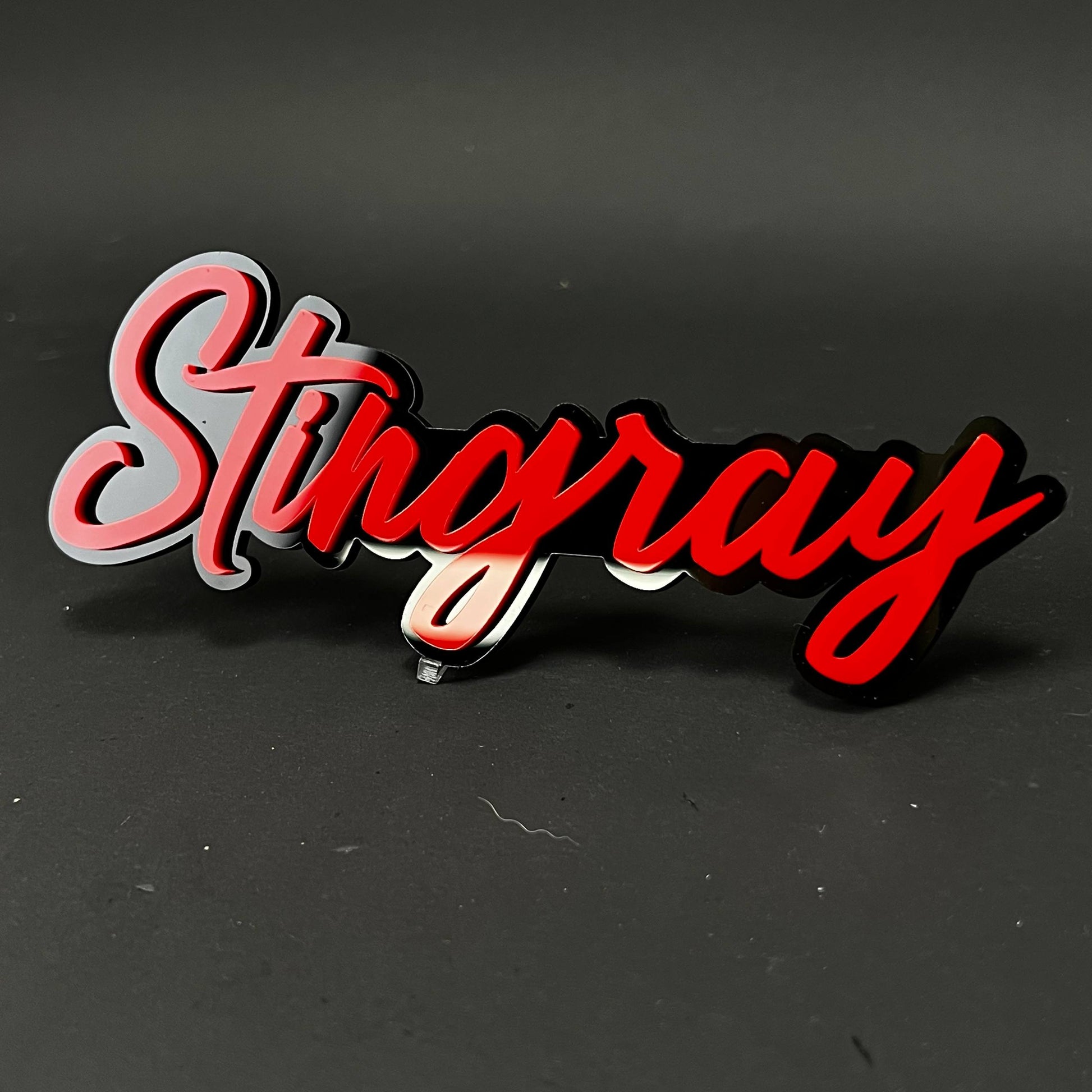 1PC Stingray 3D Acrylic Badge - Car Truck Emblem Fender Tailgate Trunk Sticker