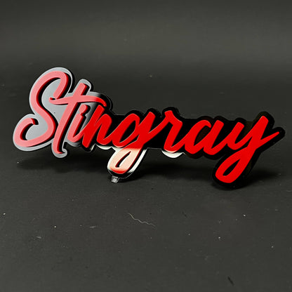 1PC Stingray 3D Acrylic Badge - Car Truck Emblem Fender Tailgate Trunk Sticker