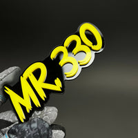 1PC MR. 330 3D Acrylic Badge - Car Truck Emblem Fender Tailgate Trunk Sticker