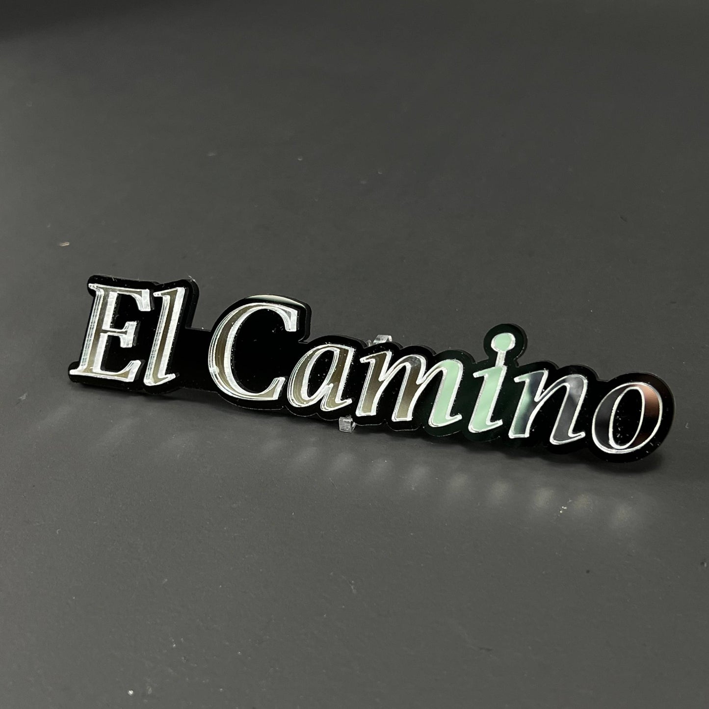 1PC El Camino 3D Acrylic Badge - Car Truck Emblem Fender Tailgate Trunk Sticker