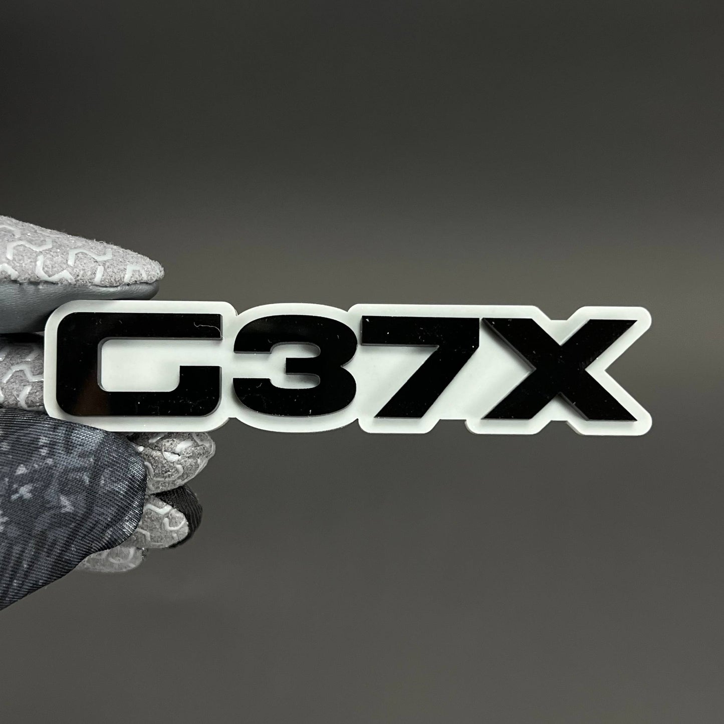 1PC G37X 3D Acrylic Badge - Car Truck Emblem Fender Tailgate Trunk Sticker