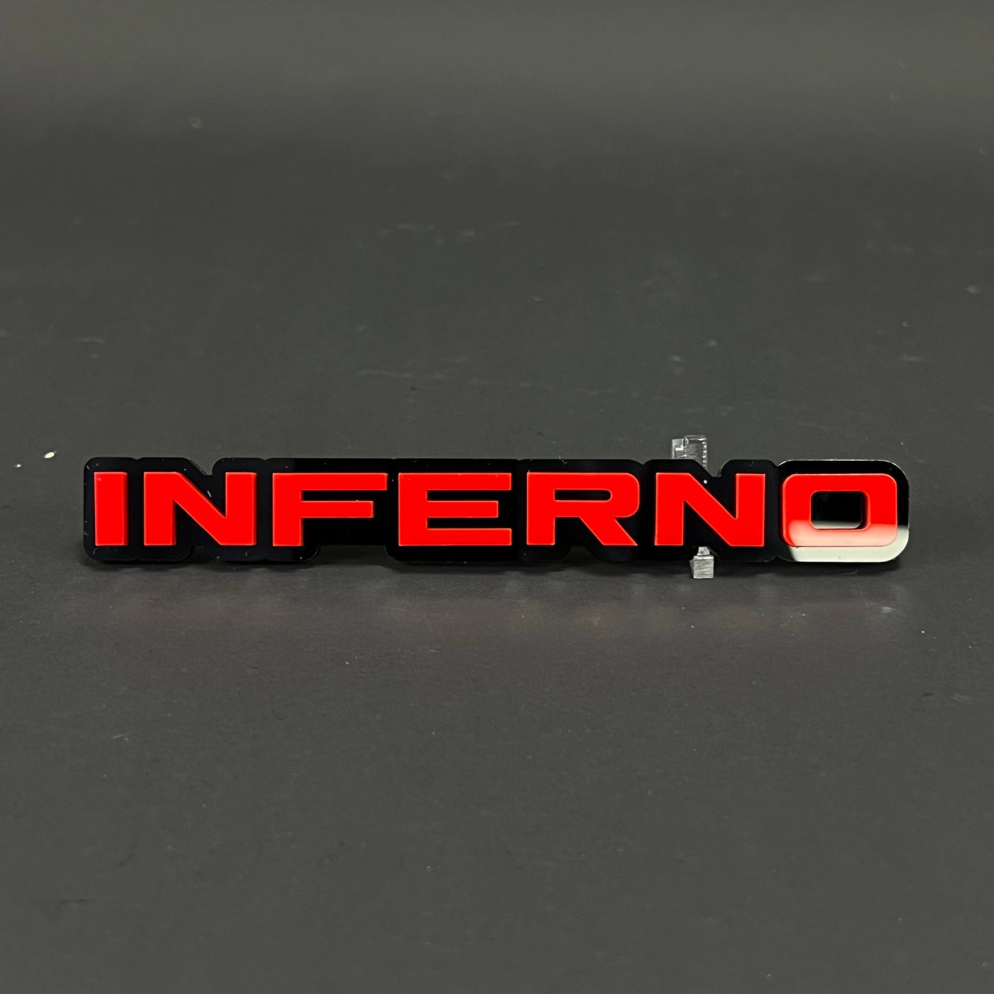1PC INFERNO 3D Acrylic Badge - Car Truck Emblem Fender Tailgate Trunk Sticker