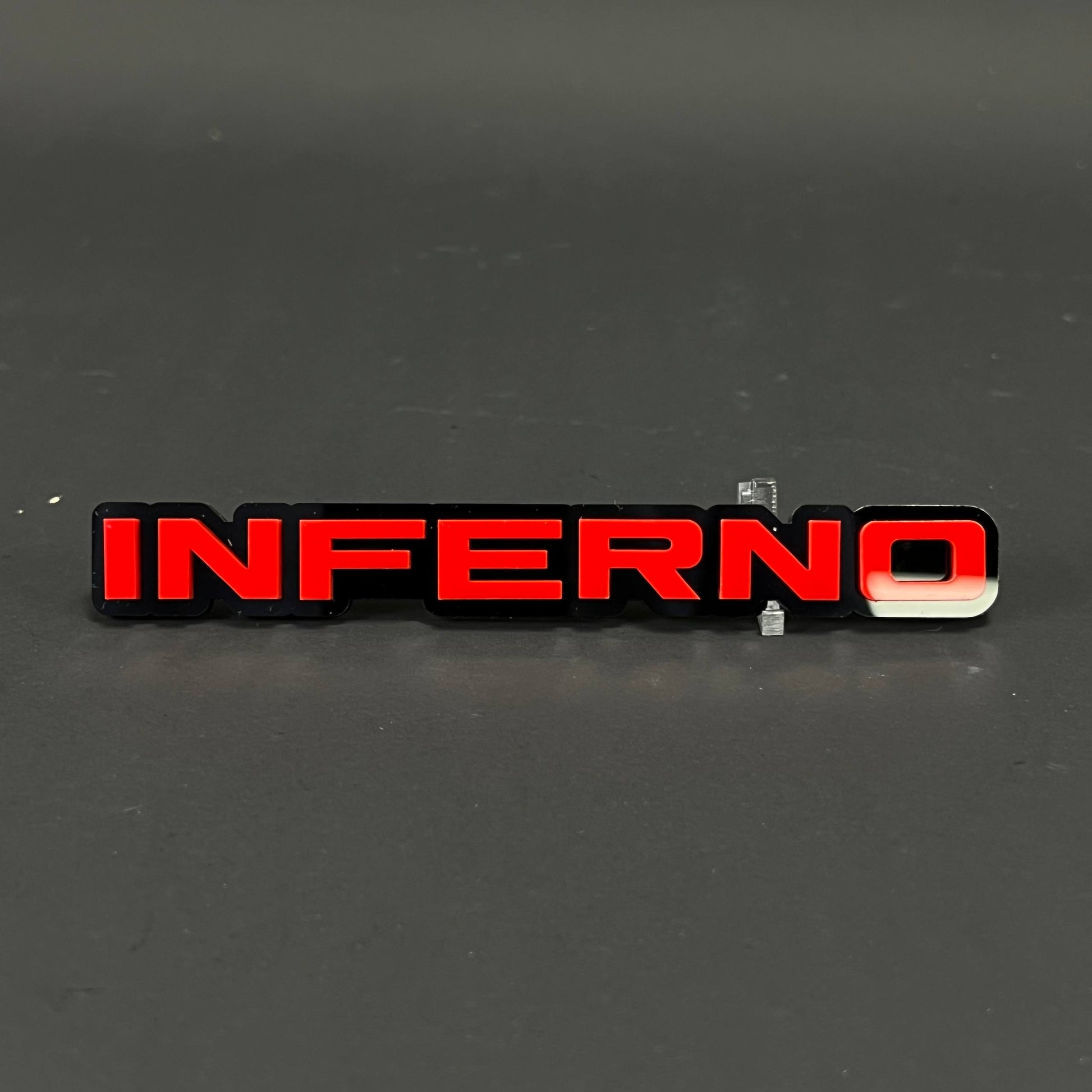 1PC INFERNO 3D Acrylic Badge - Car Truck Emblem Fender Tailgate Trunk Sticker