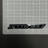 1PC JETTA MK7 3D Acrylic Badge - Car Truck Emblem Fender Tailgate Trunk Sticker