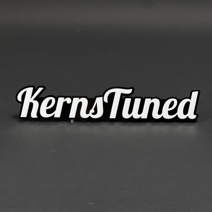 1PC KernsTuned 3D Acrylic Badge - Car Truck Emblem Fender Tailgate Trunk Sticker