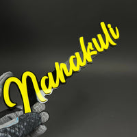 1PC Nanakuli 3D Acrylic Badge - Car Truck Emblem Fender Tailgate Trunk Sticker