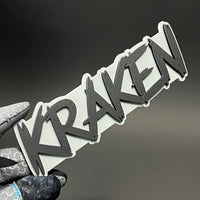 1PC KRAKEN 3D Acrylic Badge - Car Truck Emblem Fender Tailgate Trunk Sticker