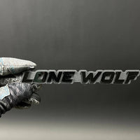 1PC LONE WOLF 3D Acrylic Badge - Car Truck Emblem Fender Tailgate Trunk Sticker
