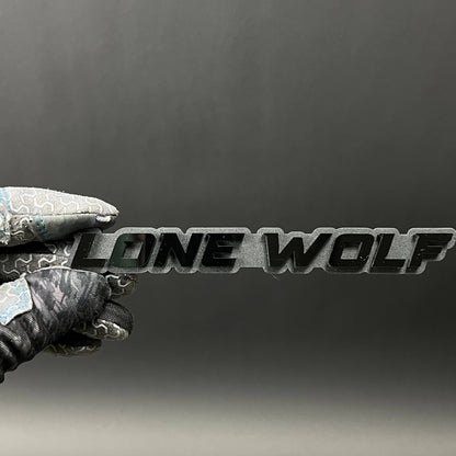 1PC LONE WOLF 3D Acrylic Badge - Car Truck Emblem Fender Tailgate Trunk Sticker