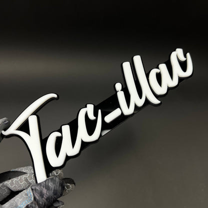 1PC Tac-illac 3D Acrylic Badge - Car Truck Emblem Fender Tailgate Trunk Sticker