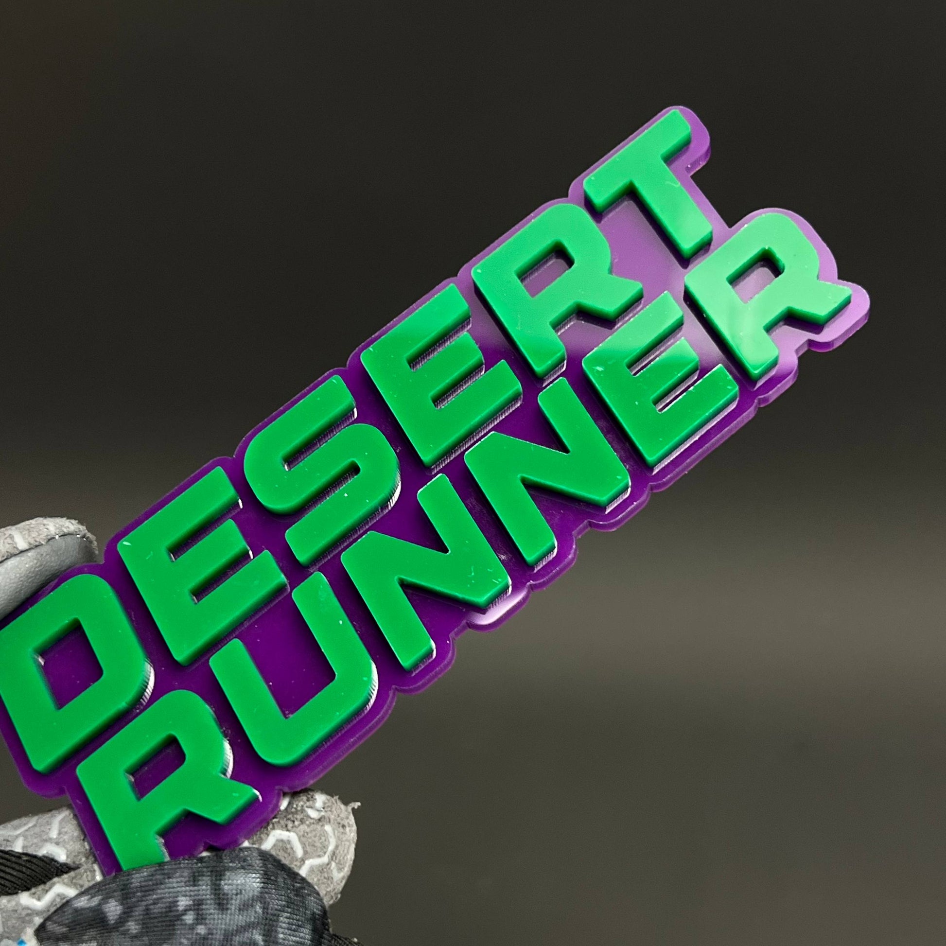 1PC DESERT RUNNER 3D Acrylic Badge - Car Truck Emblem Fender Sticker