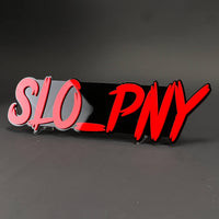 1PC SLO_PNY 3D Acrylic Badge - Car Truck Emblem Fender Tailgate Trunk Sticker