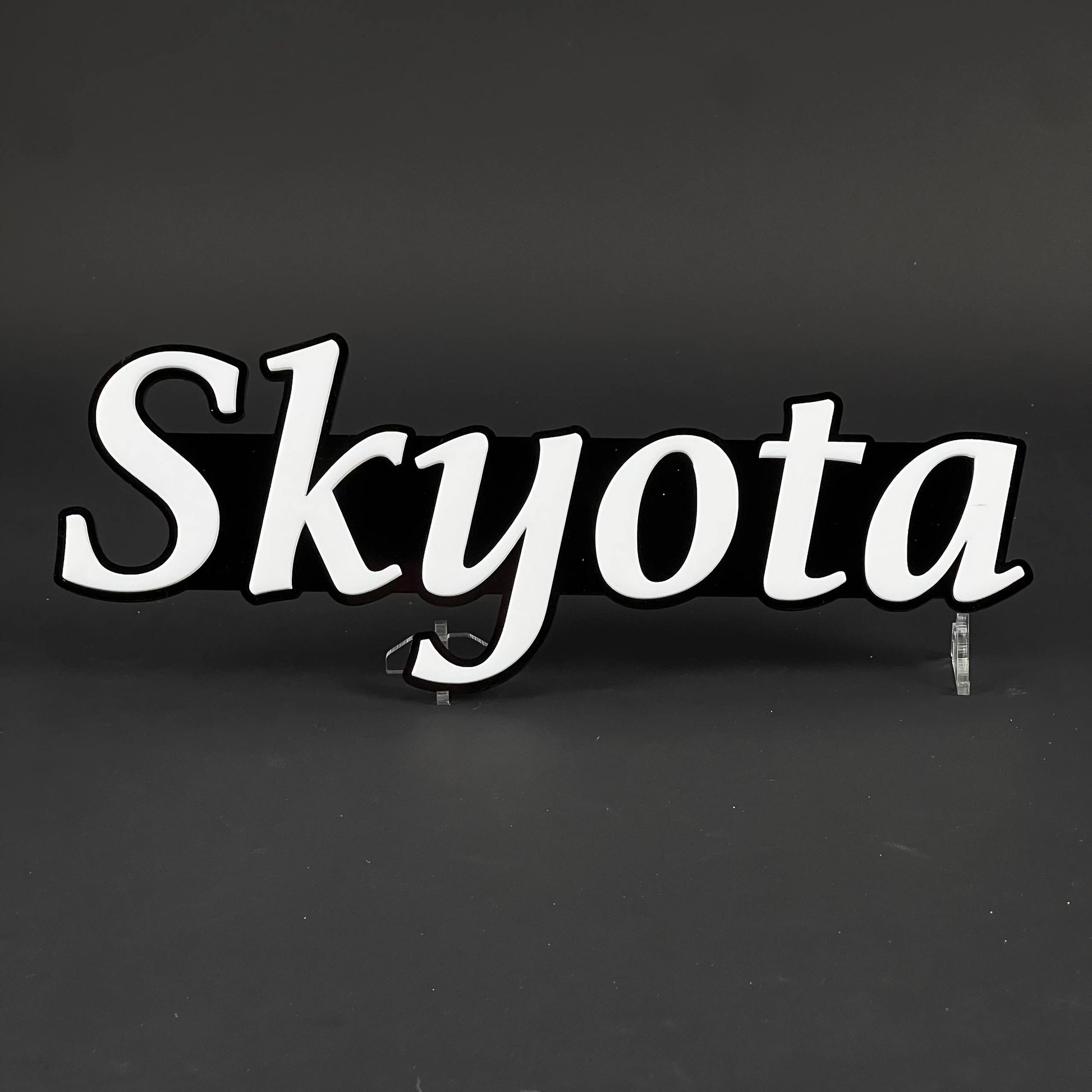 1PC Skyota 3D Acrylic Badge - Car Truck Emblem Fender Tailgate Trunk Sticker