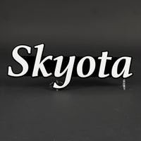 1PC Skyota 3D Acrylic Badge - Car Truck Emblem Fender Tailgate Trunk Sticker