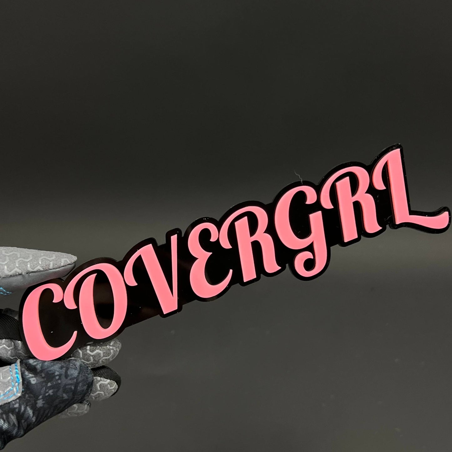 1PC COVERGRL 3D Acrylic Badge - Car Truck Emblem Fender Tailgate Trunk Sticker