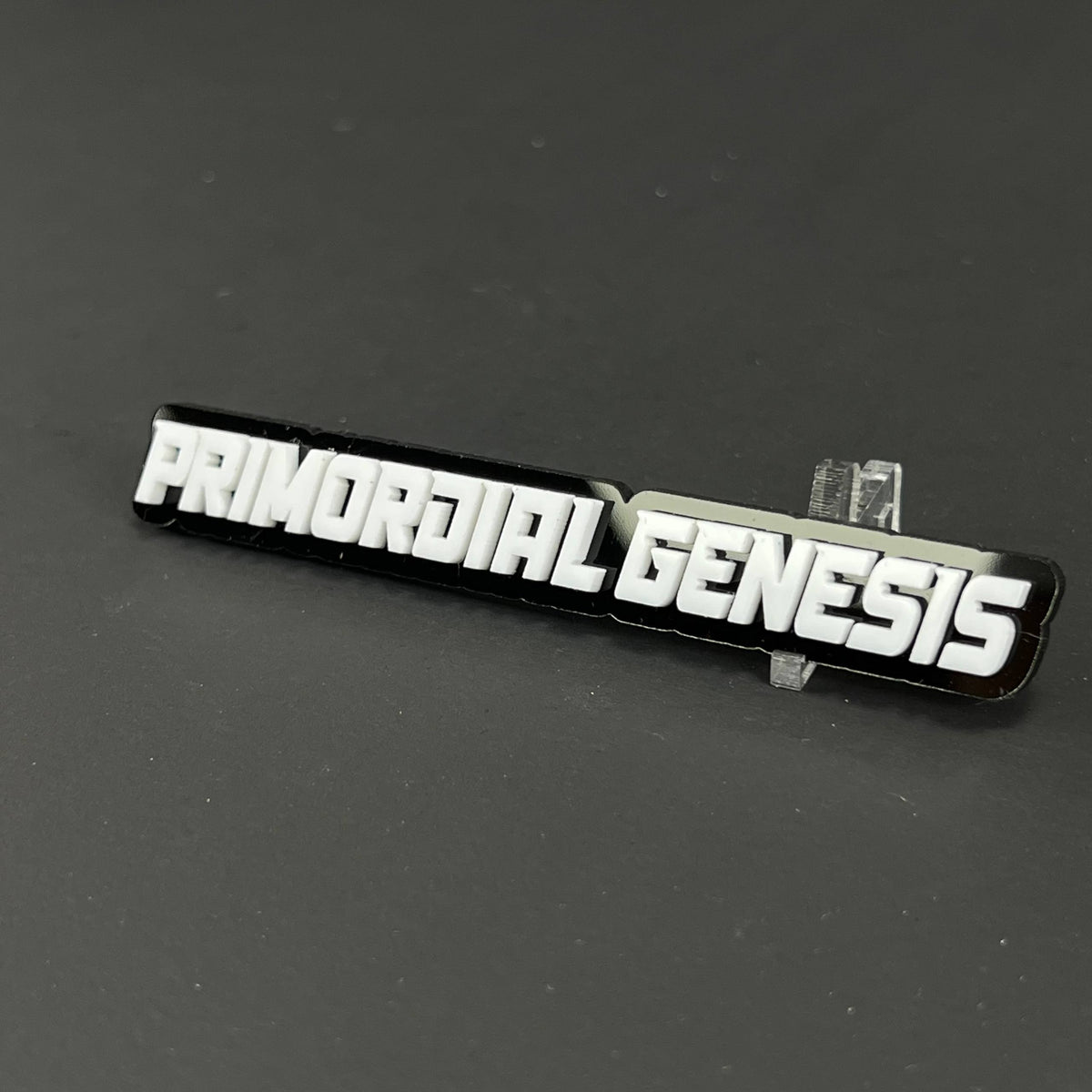 1PC PRIMORDIAL GENESIS 3D Acrylic Badge - Car Truck Emblem Fender Sticker
