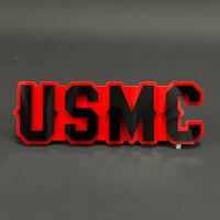 1PC USMC 3D Acrylic Badge - Car Truck Emblem Fender Tailgate Trunk Sticker