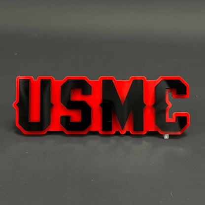 1PC USMC 3D Acrylic Badge - Car Truck Emblem Fender Tailgate Trunk Sticker