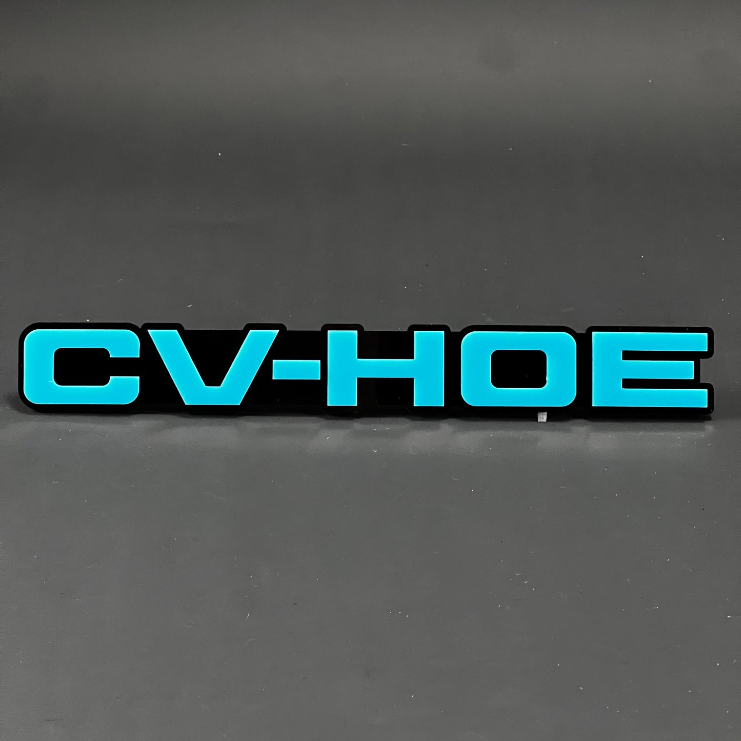 1PC CV-HOE 3D Acrylic Badge - Car Truck Emblem Fender Tailgate Trunk Sticker