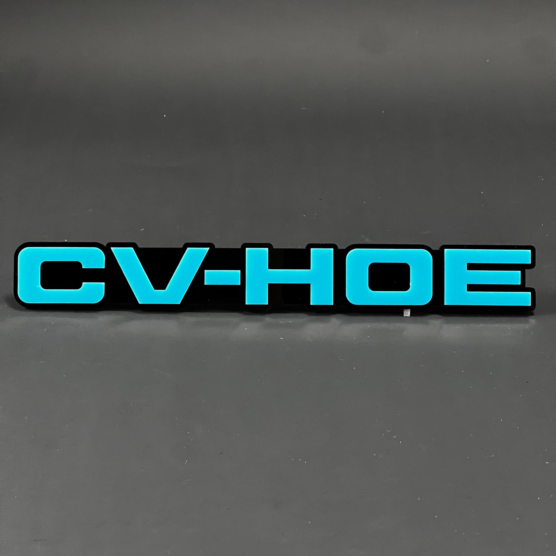 1PC CV-HOE 3D Acrylic Badge - Car Truck Emblem Fender Tailgate Trunk Sticker