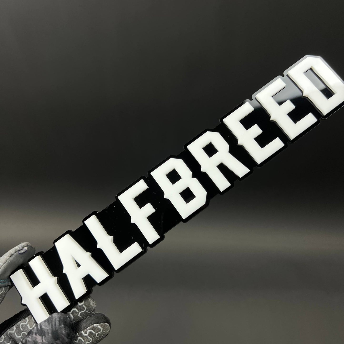 1PC HALFBREED 3D Acrylic Badge - Car Truck Emblem Fender Tailgate Trunk Sticker
