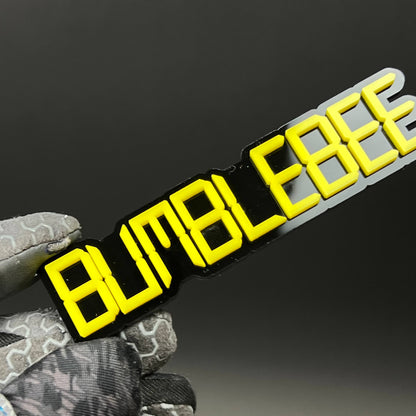 1PC BUMBLEBEE 3D Acrylic Badge - Car Truck Emblem Fender Tailgate Trunk Sticker
