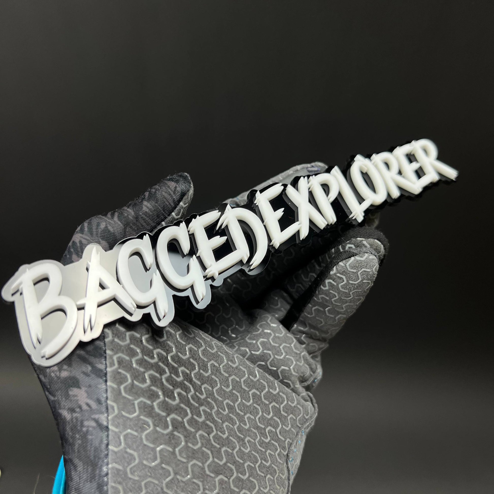 1PC BAGGEDEXPLORER 3D Acrylic Badge - Car Truck Emblem Fender Sticker
