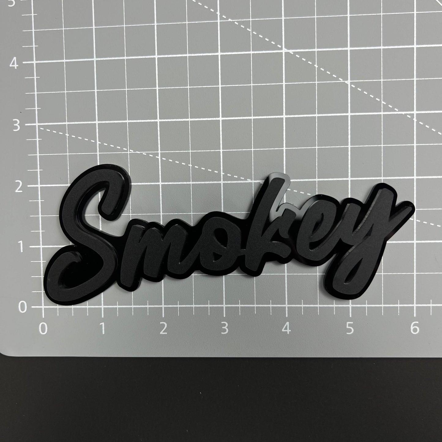 Smokey 3D Acrylic Badge - Car Truck Emblem Fender Tailgate Trunk Sticker