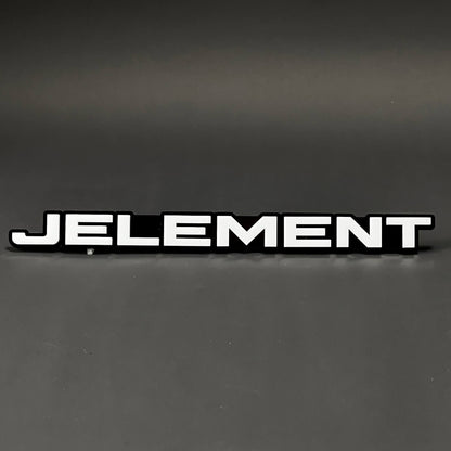 1PC JELEMENT 3D Acrylic Badge - Car Truck Emblem Fender Tailgate Trunk Sticker