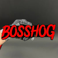 1PC BOSSHOG 3D Acrylic Badge - Car Truck Emblem Fender Tailgate Trunk Sticker