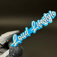 1PC Loud Lifestyle 3D Acrylic Badge - Car Truck Emblem Fender Sticker