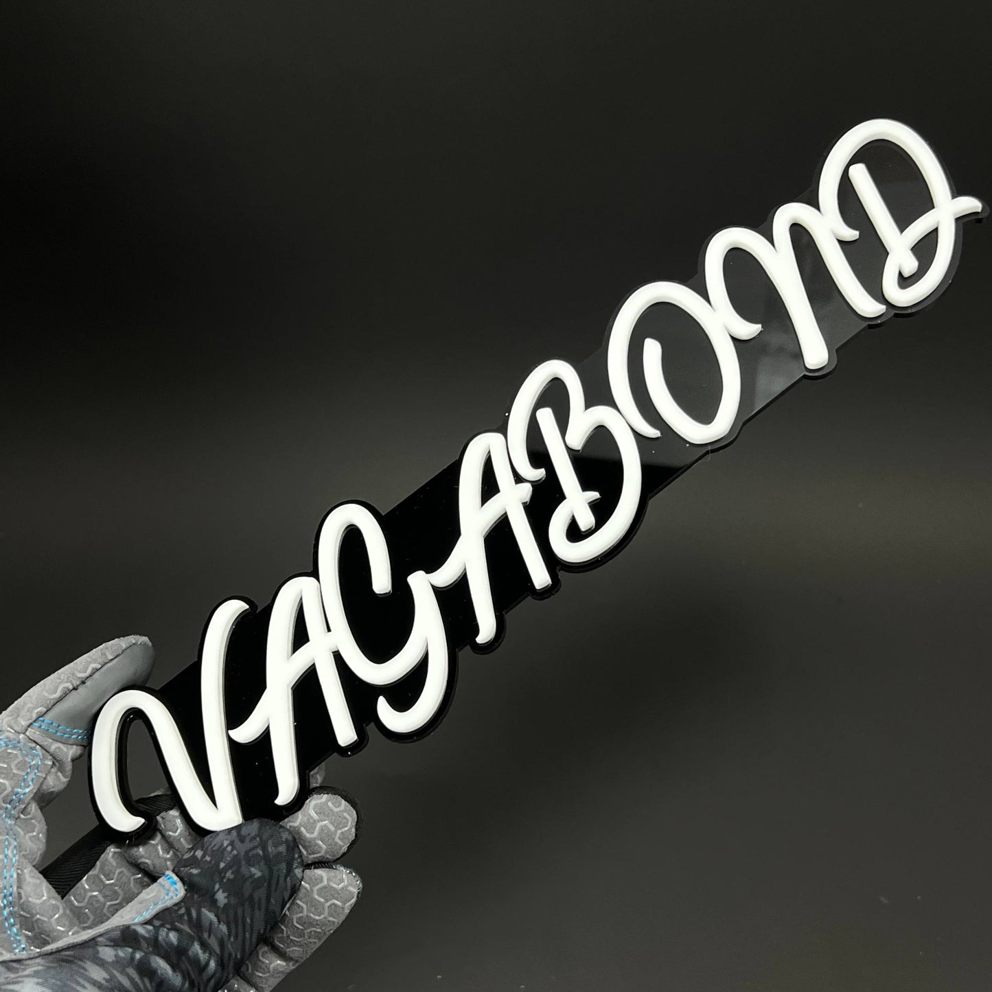 1PC VAGABOND 3D Acrylic Badge - Car Truck Emblem Fender Tailgate Trunk Sticker