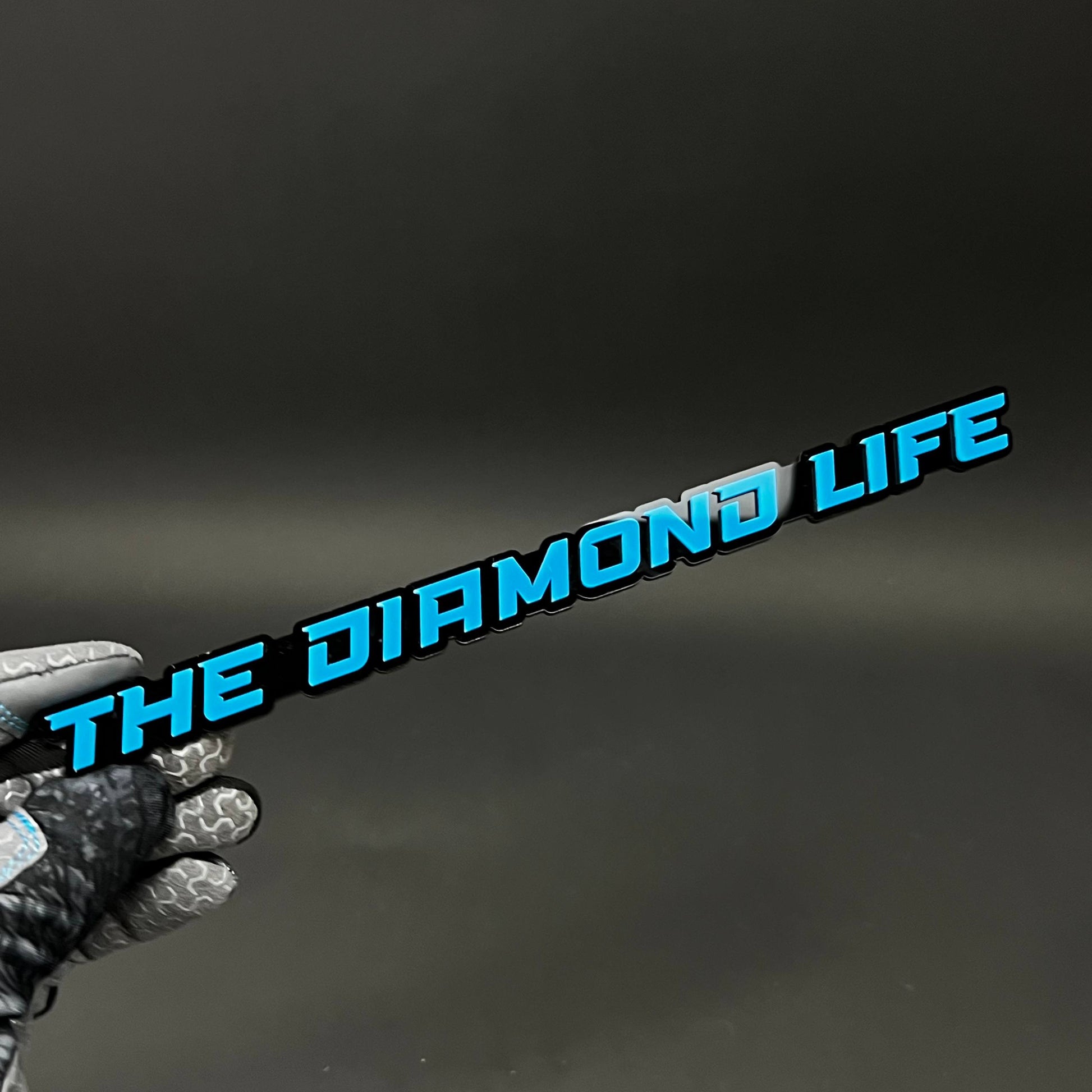 1PC THE DIAMOND LIFE 3D Acrylic Badge - Car Truck Emblem Fender Sticker