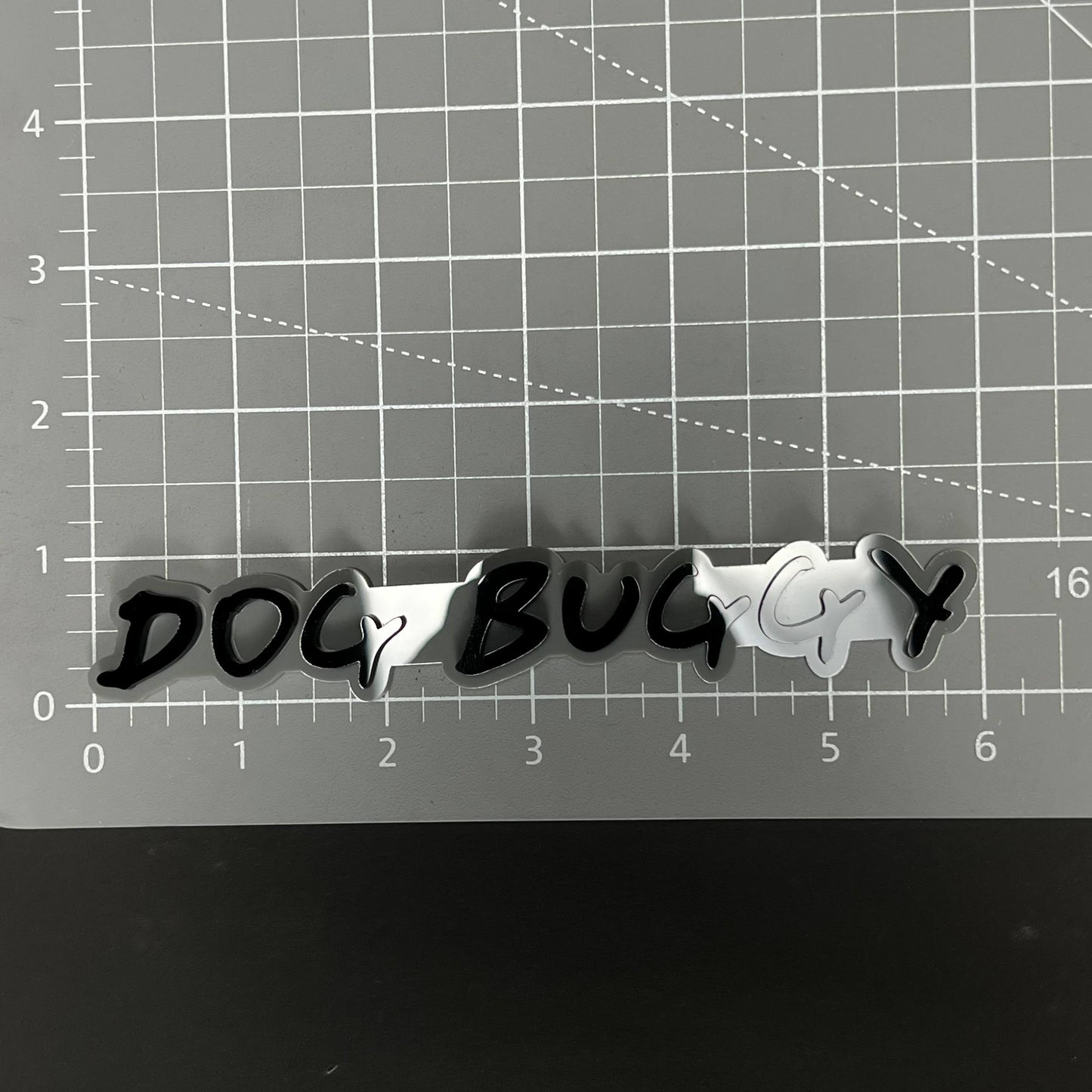 1PC DOG BUGGY 3D Acrylic Badge - Car Truck Emblem Fender Tailgate Trunk Sticker