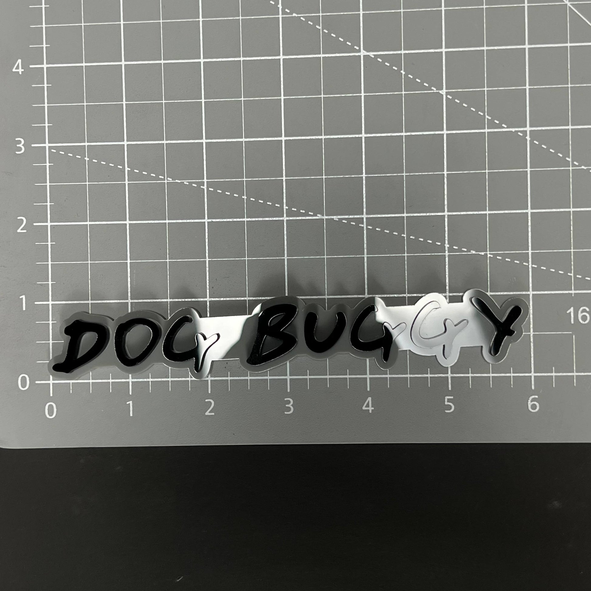 1PC DOG BUGGY 3D Acrylic Badge - Car Truck Emblem Fender Tailgate Trunk Sticker