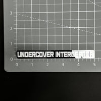 1PC UNDERCOVER INTERCEPTOR 3D Acrylic Badge - Car Truck Emblem Fender Sticker