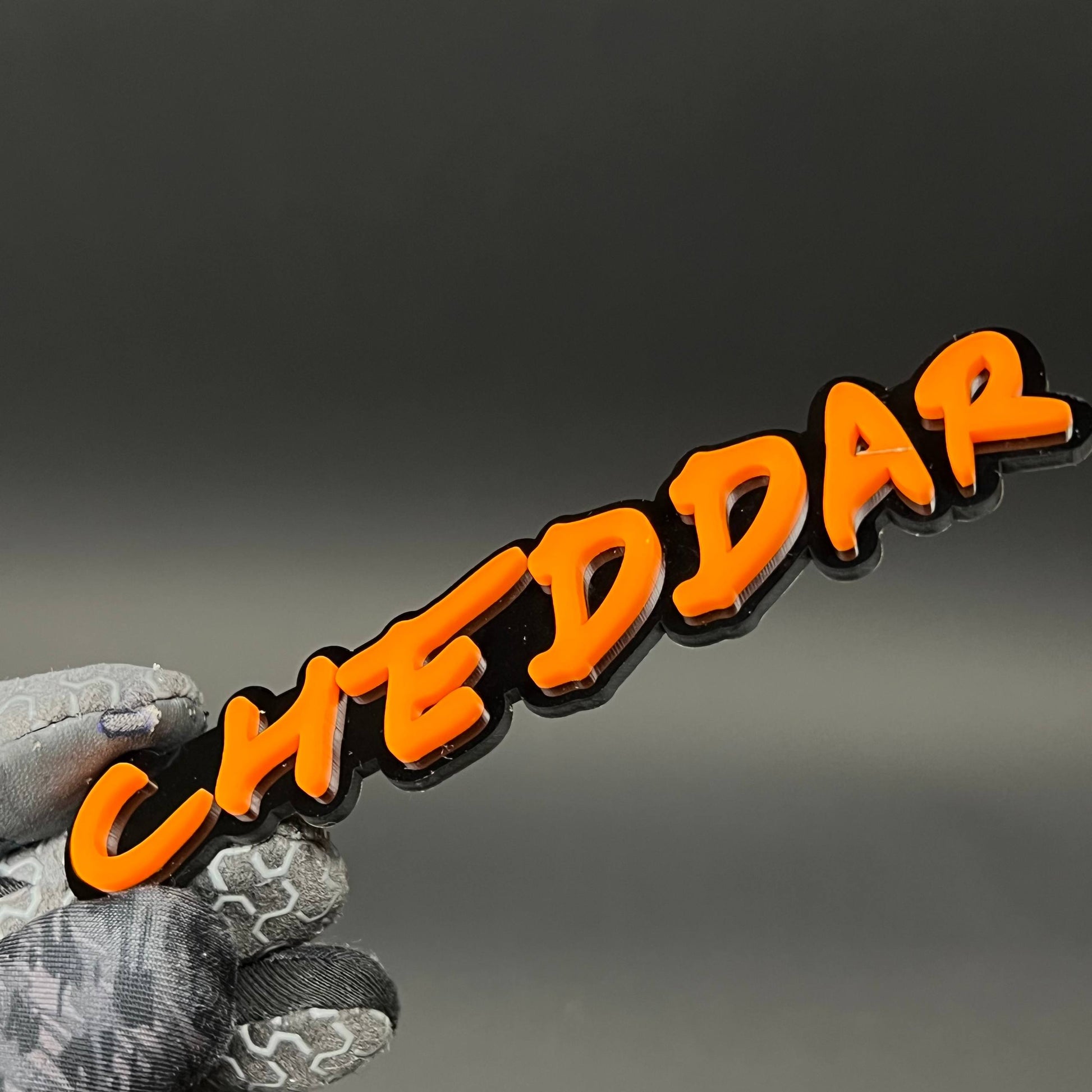 1PC CHEDDAR 3D Acrylic Badge - Car Truck Emblem Fender Tailgate Trunk Sticker