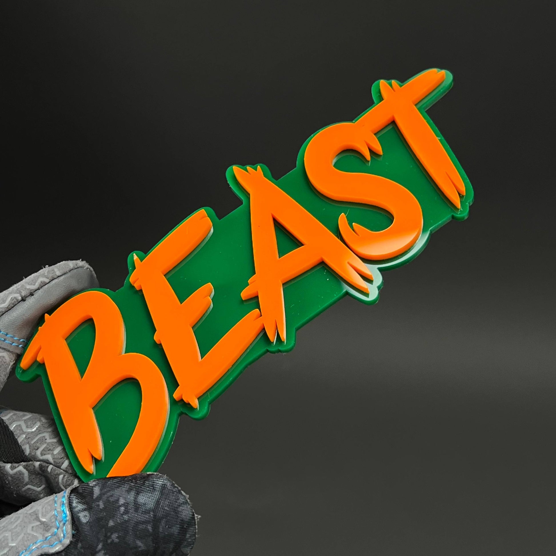 1PC BEAST 3D Acrylic Badge - Car Truck Emblem Fender Tailgate Trunk Sticker