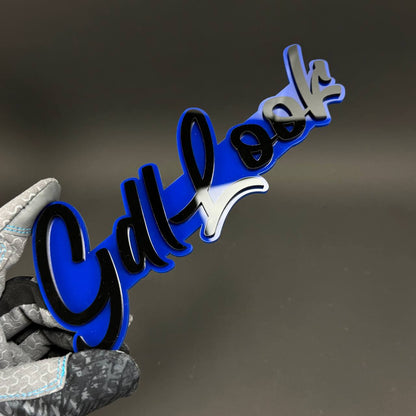 1PC Gdl-Look 3D Acrylic Badge - Car Truck Emblem Fender Tailgate Trunk Sticker