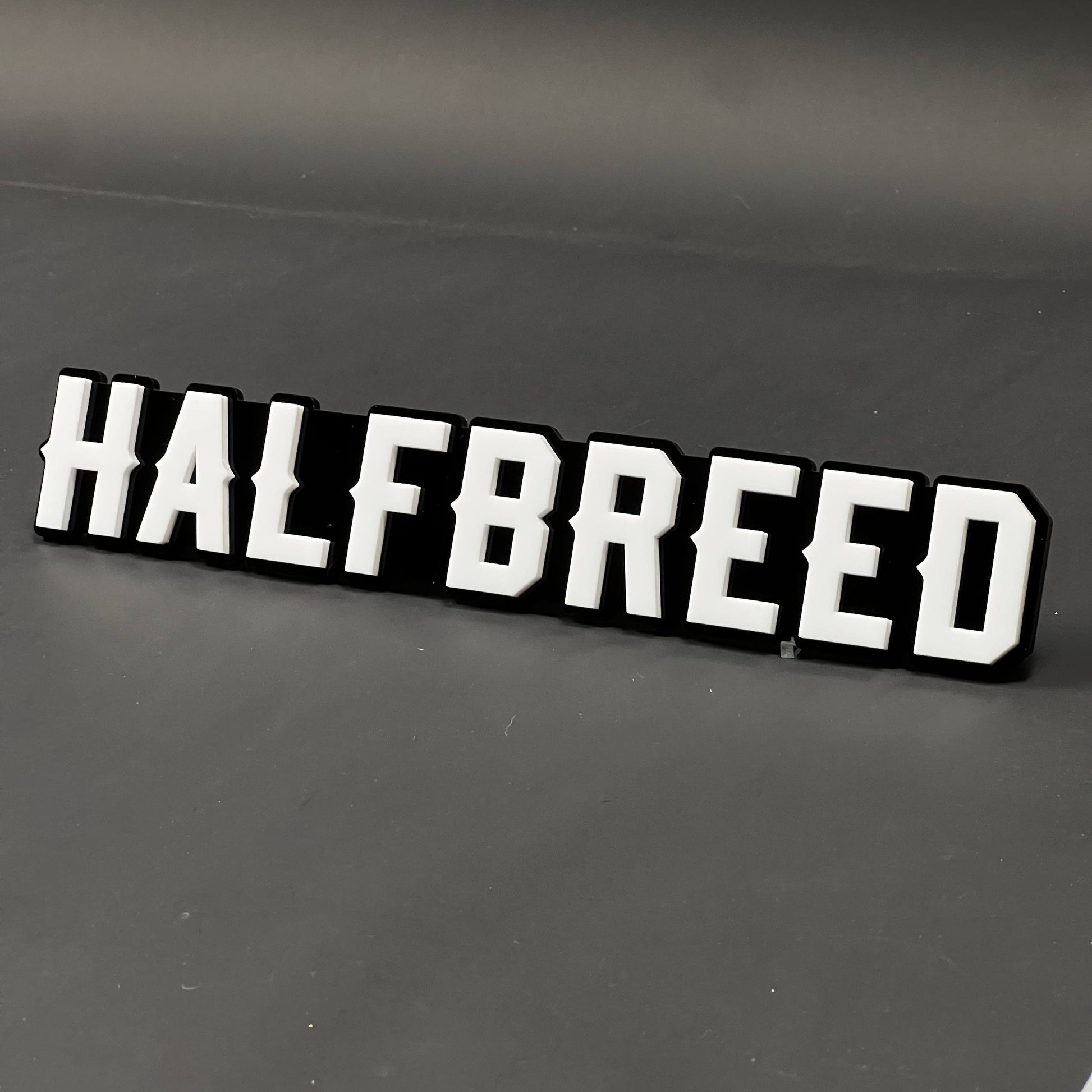 1PC HALFBREED 3D Acrylic Badge - Car Truck Emblem Fender Tailgate Trunk Sticker