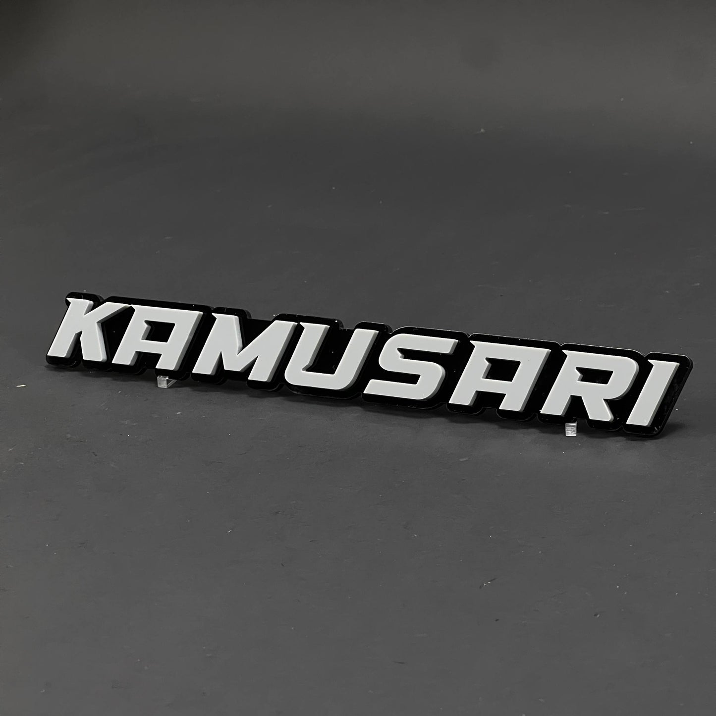 1PC KAMUSARI 3D Acrylic Badge - Car Truck Emblem Fender Tailgate Trunk Sticker
