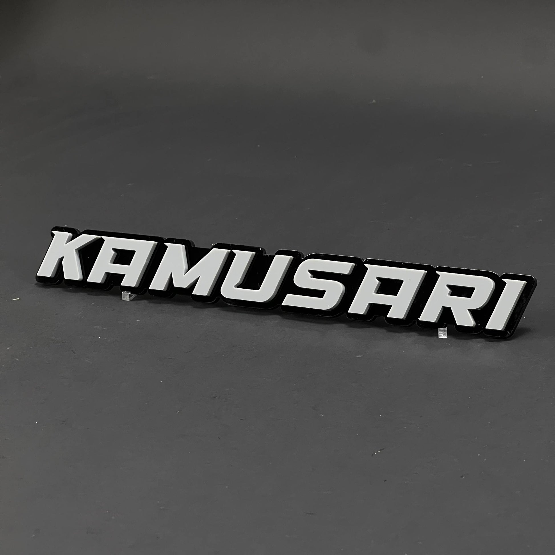 1PC KAMUSARI 3D Acrylic Badge - Car Truck Emblem Fender Tailgate Trunk Sticker